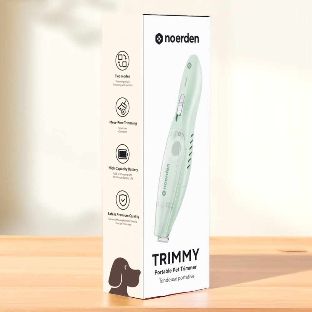 Trimmy: Cordless Pet Groomer for Safe, Quiet At-Home Grooming