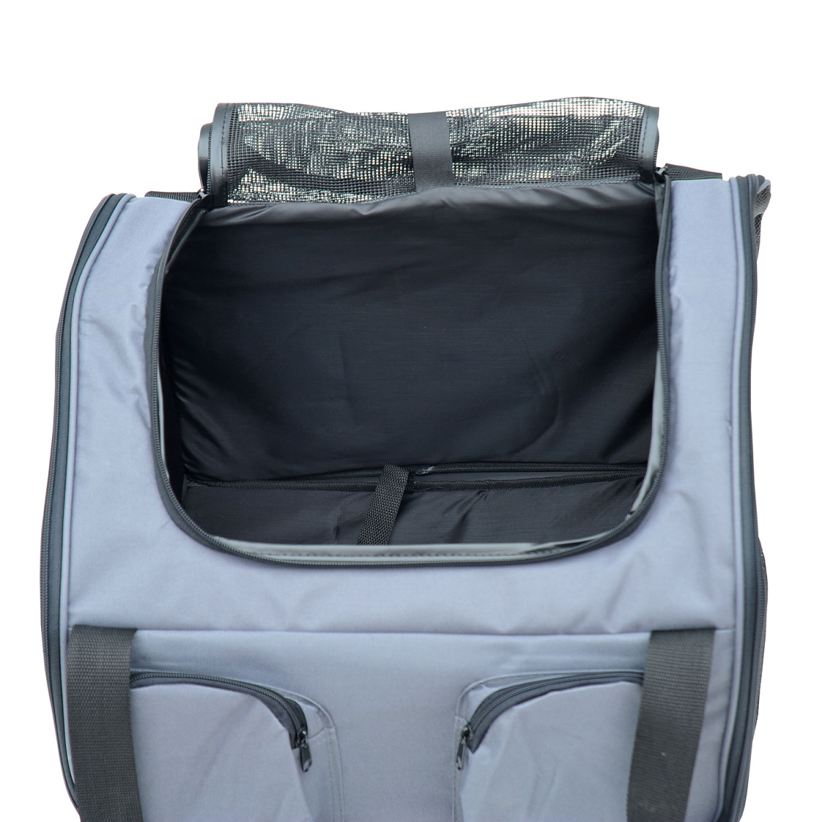 Foldable Pet Carrier Bag for Cats/Dogs - Portable Travel Cage with Mesh Top
